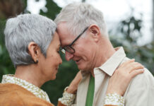 Older couple demonstrating acceptance in relationships